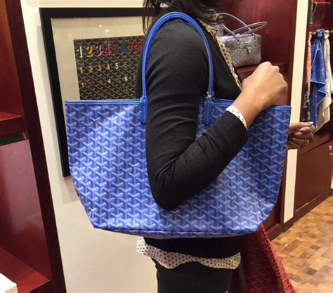 mm size goyard|cost of personalized Goyard tote.